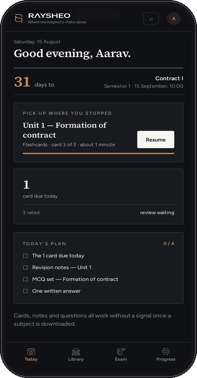 Raysheo app screen