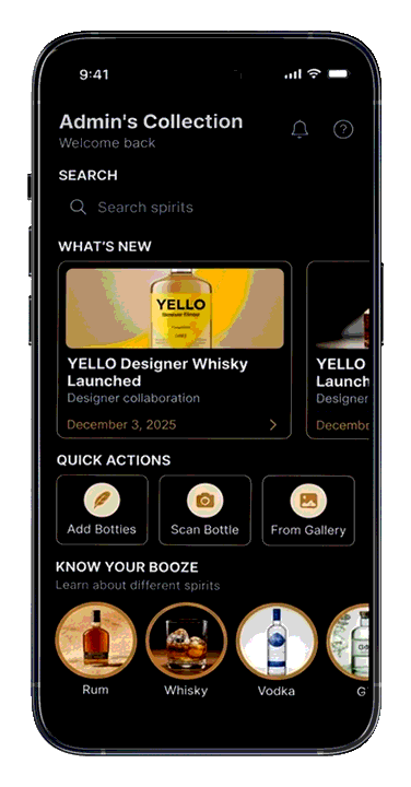 Spirito app screen